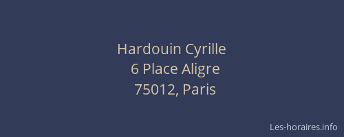 Hardouin Cyrille