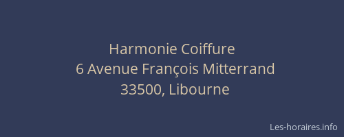 Harmonie Coiffure