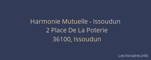 Harmonie Mutuelle - Issoudun