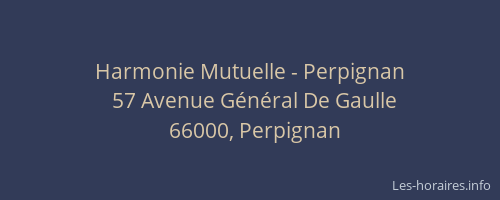 Harmonie Mutuelle - Perpignan