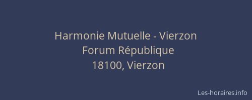 Harmonie Mutuelle - Vierzon