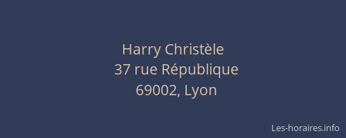 Harry Christèle