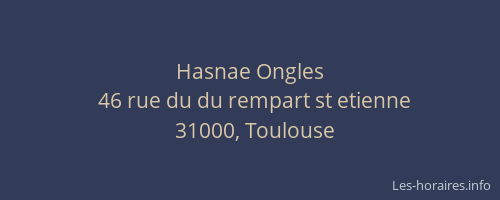 Hasnae Ongles