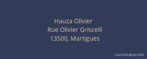 Hauza Olivier