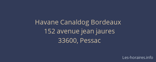 Havane Canaldog Bordeaux