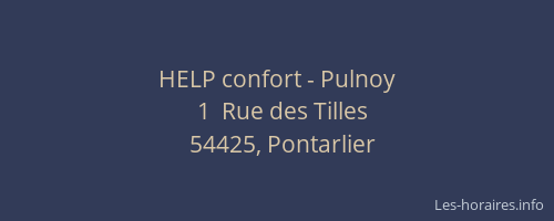 HELP confort - Pulnoy