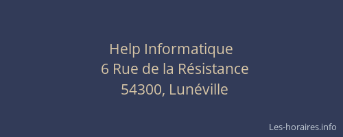 Help Informatique