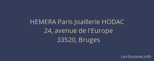 HEMERA Paris Joaillerie HODAC