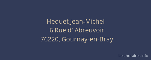 Hequet Jean-Michel