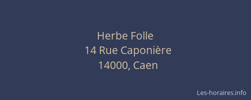 Herbe Folle