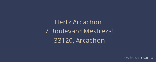 Hertz Arcachon