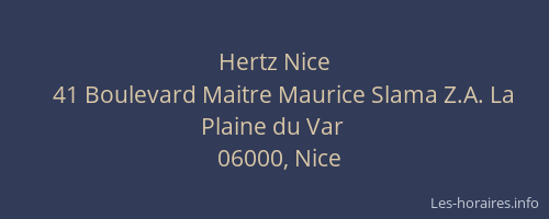 Hertz Nice