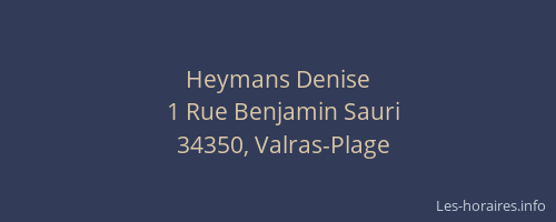 Heymans Denise