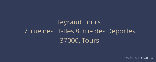 Heyraud Tours