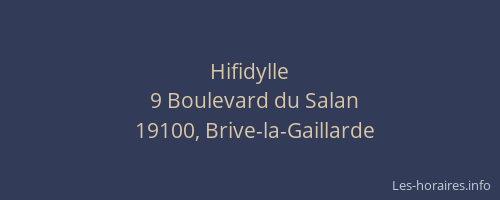 Hifidylle