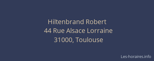 Hiltenbrand Robert