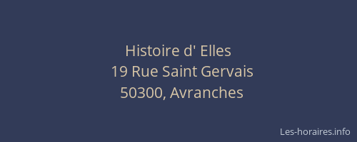 Histoire d' Elles