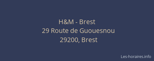 H&M - Brest