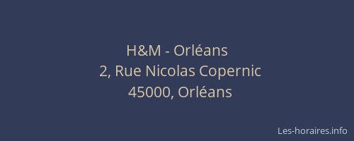 H&M - Orléans