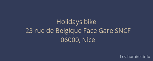 Holidays bike