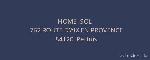 HOME ISOL