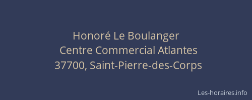Honoré Le Boulanger