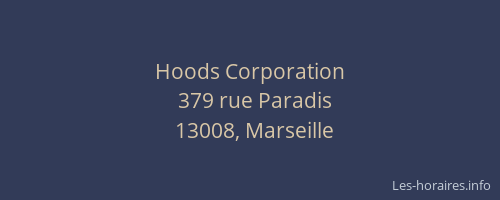 Hoods Corporation