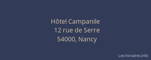 Hôtel Campanile