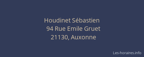 Houdinet Sébastien
