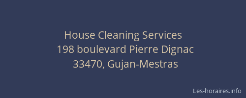 House Cleaning Services