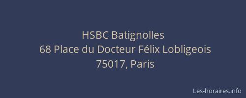 HSBC Batignolles