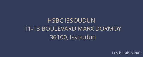 HSBC ISSOUDUN