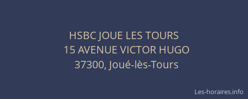 HSBC JOUE LES TOURS