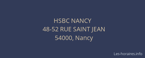 HSBC NANCY