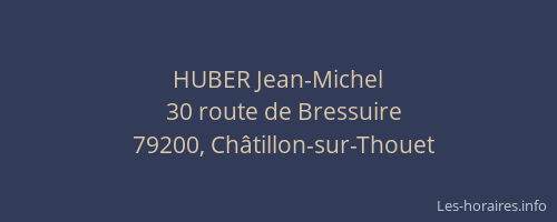 HUBER Jean-Michel
