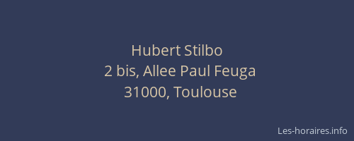 Hubert Stilbo