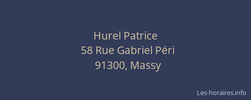 Hurel Patrice