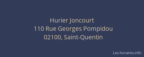 Hurier Joncourt