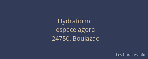 Hydraform