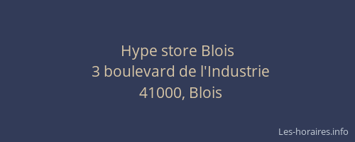 Hype store Blois