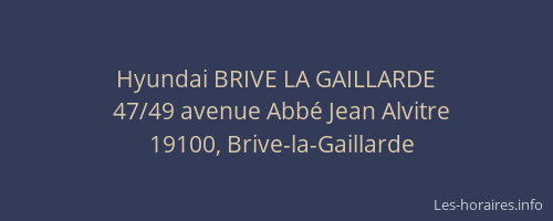 Hyundai BRIVE LA GAILLARDE