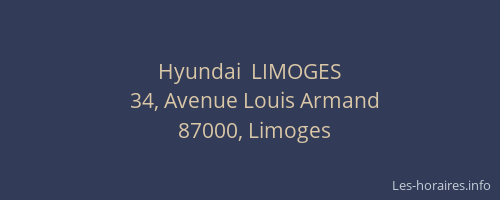 Hyundai  LIMOGES