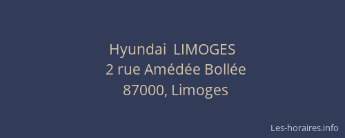 Hyundai  LIMOGES