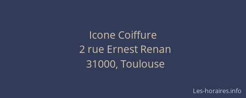 Icone Coiffure