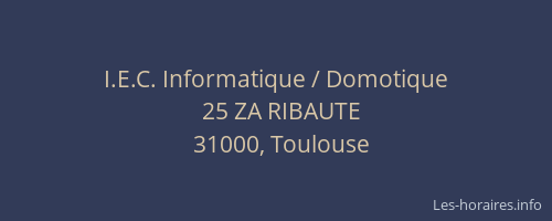I.E.C. Informatique / Domotique