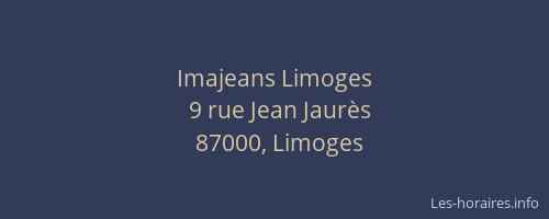 Imajeans Limoges