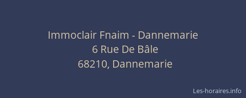 Immoclair Fnaim - Dannemarie