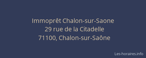 Immoprêt Chalon-sur-Saone