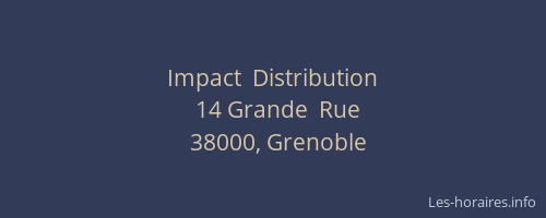 Impact  Distribution