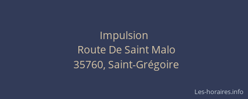 Impulsion